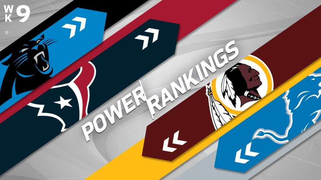 Week 9 Power Rankings | NFL tsprt.co/2DCJWB7