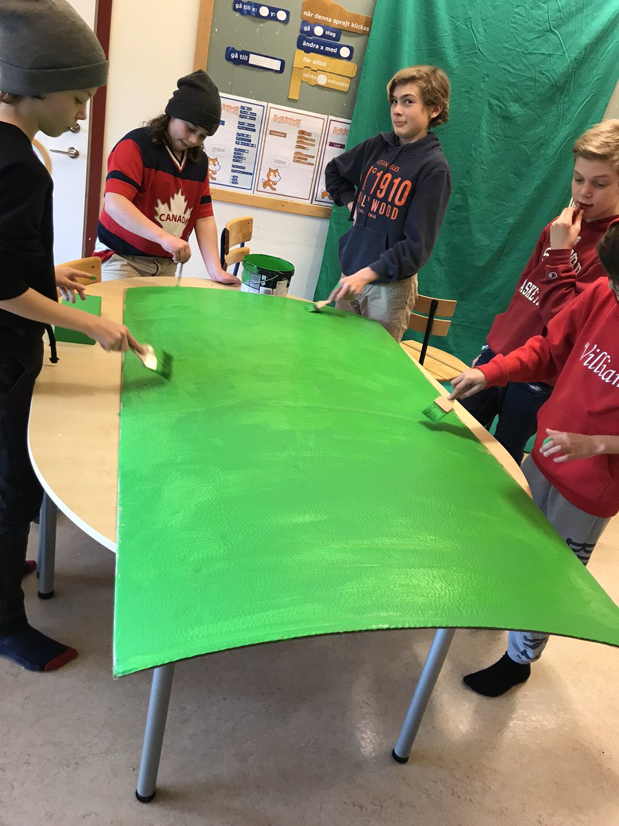 EllaMakerspace's tweet photo. Vi hoppar chrome books idag och testar green screen. ”Om du kunde teleportera dig vart som helst, vart skulle du åka då?” https://t.co/F8yShSSszn