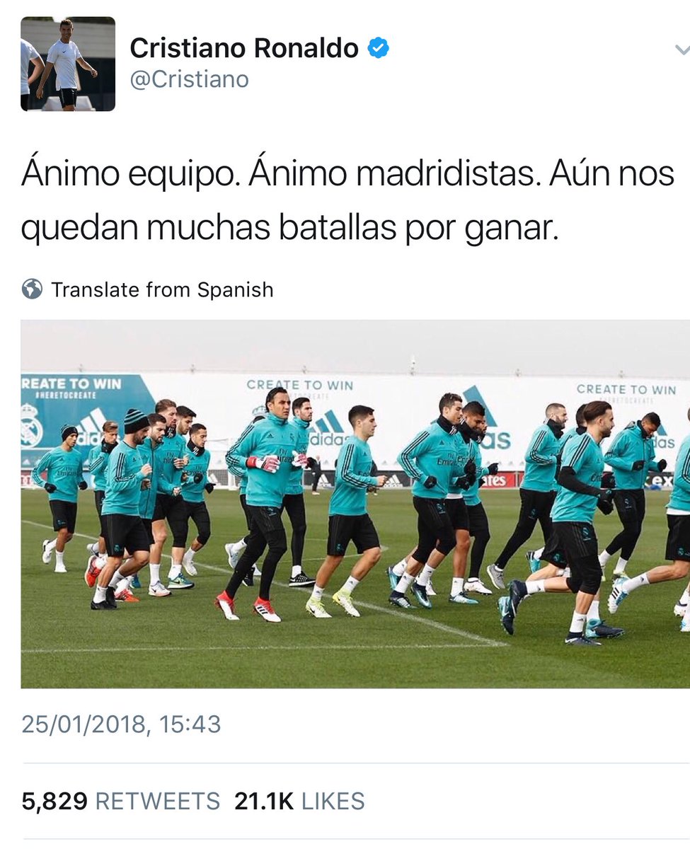 AHADI4's tweet photo. كريس | تويتر: فلنتماسك كفريق ، فلنتماسك كمدريديستا .. تنتظرنا معارك كثيرة للفوز بها.

كريم | انستغرام: حصانة دبلوماسية. https://t.co/D8AfM8ZyMu