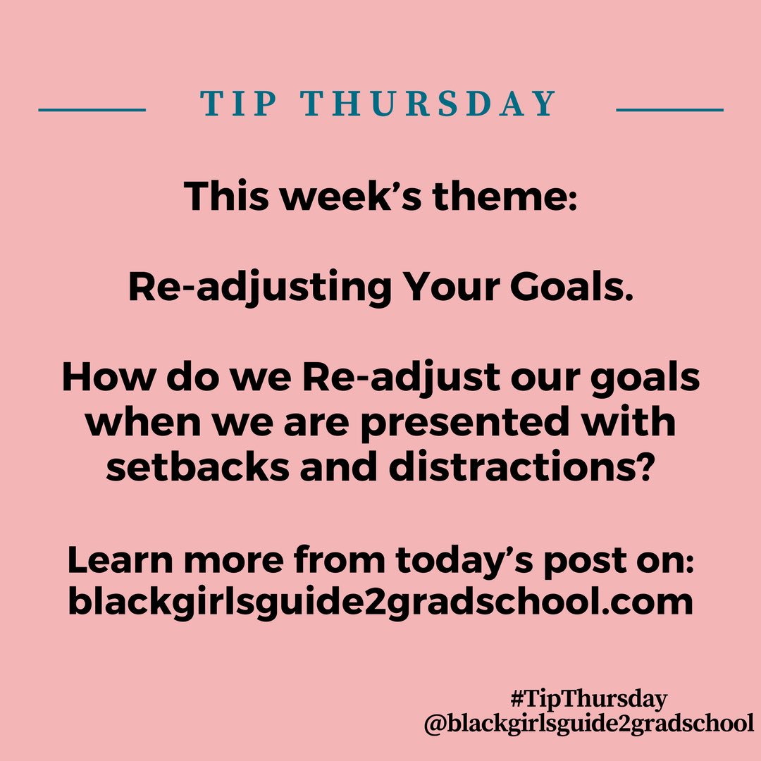 MalikaGrayson's tweet image. #How do we re-adjust?? Check out the steps! Goal adjustment in grad school is hard #trynagraduate #gradschool #blkingrad #STEM #education #phdlife #career #growthmindset