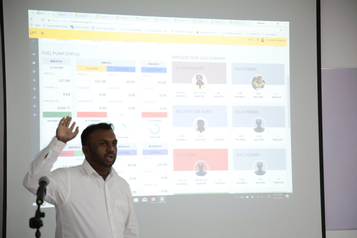 prajapriya's tweet image. Highlights of Cloud Computing with Azure - Session at ESOFT Open Day 2018.
#Azure #CouldComputing #Microsoft #MVPBuzz #MVP #IoT #CognitiveServices #FaceApi #EmotionsApi