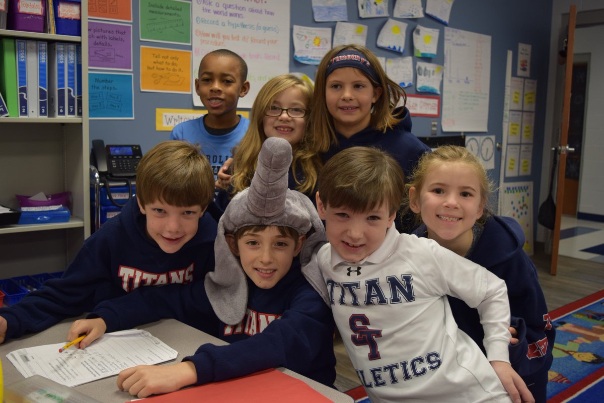 StTimsRaleigh's tweet photo. It's #TitanSpirit Day at STS, and we can't wait to cheer on our athletes this afternoon during our homecoming games! Go Titans! #SpiritWeek2018 https://t.co/YmG3H3rGw8
