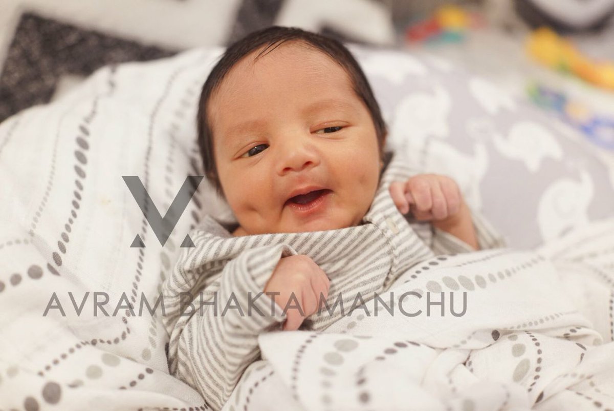 shreyasmedia's tweet photo. Manchu prince first pic is here!!!
@iVishnuManchu and #Vironika's little baby boy #AvramBhaktaManchu. #DimpleCheeks #LikeFatherLikeson #Manchu https://t.co/Qe21Oqyxk4
