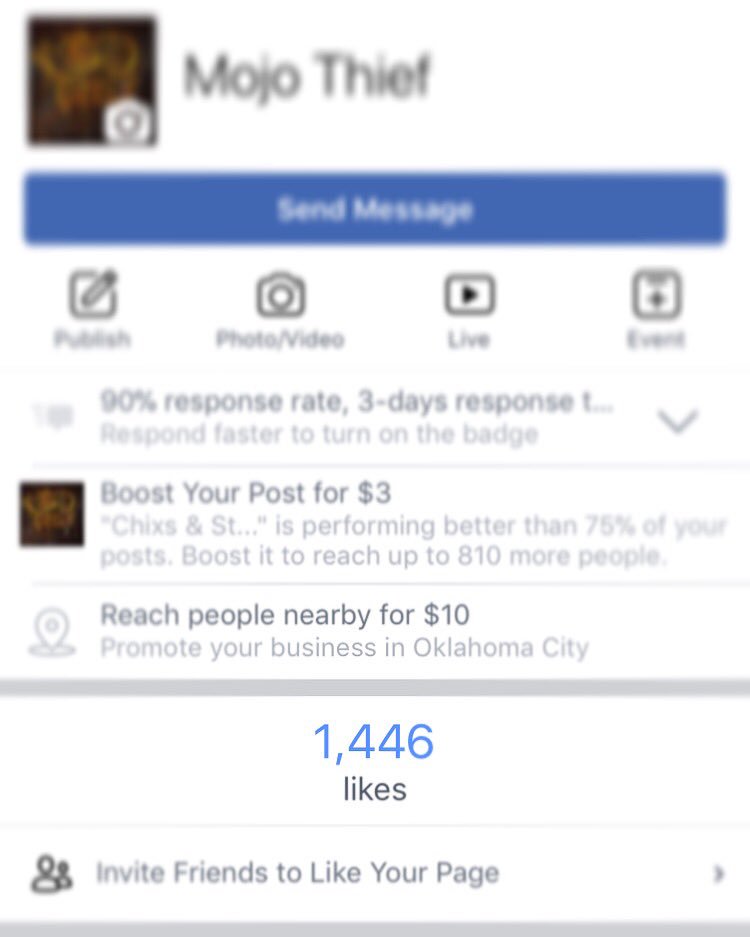 We are just a few likes away from 1500 so we decided to have a contest! The 1500th Like will get a Free Shirt &amp; The person who shared the page with them will get two tickets to our show with Bad Bad Hats! LIKE &amp; SHARE PLEASE! facebook.com/mojothief