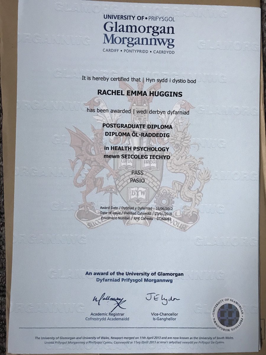 rachelhuggins5's tweet photo. After years of struggling with my mental health, I finally have recognition for the work I did for post grad! So chuffed to receive this in the post today #postgraddiploma #pgdip #finallyachieved #mentalhealth #mentalillness #recovery #lifesjourney https://t.co/DLFt1QHzOv