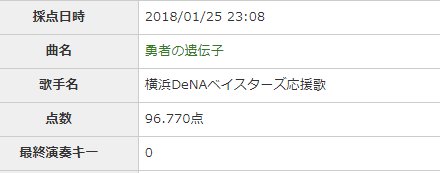 ｊ ジェイ Damにリクエストしてた 横浜denaベイスターズ応援歌 勇者の遺伝子 が入ってた 早速ご機嫌に歌ってみました 楽しい 嬉しい Damの方ありがとうございます ベイスターズ 横浜dena 勇者の遺伝子 カラオケ T Co