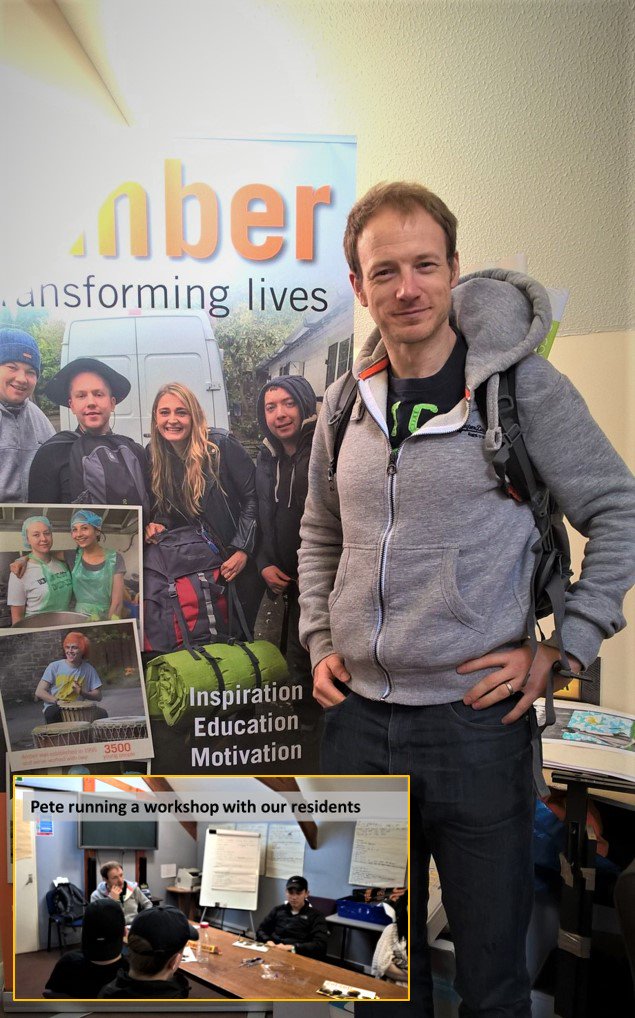 AmberFoundation's tweet photo. We were delighted to welcome Pete from @Nightstopdevon to Ashley Court today......working together to improve services and support for homeless and unemployed young people in crisis. #EndYouthHomelessness #TransformingYoungLives https://t.co/4izZygWrp7