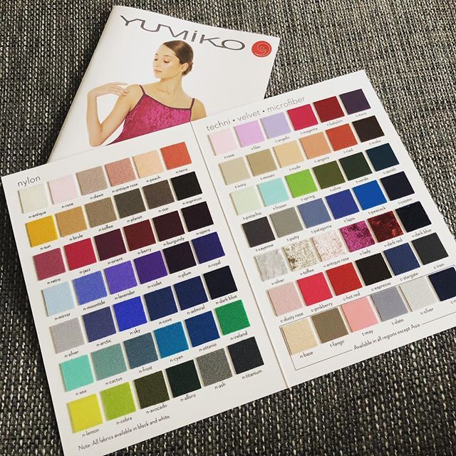 Yumiko Color Chart 2016