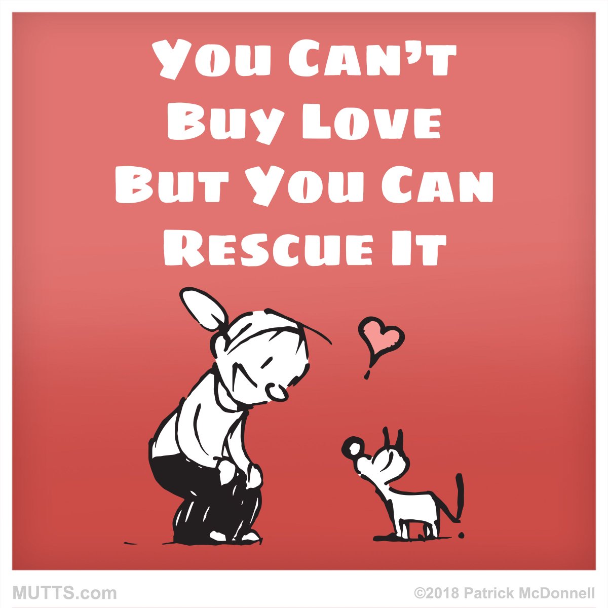MUTTScomics's tweet photo. Show us a picture of your rescue! ❤️ https://t.co/M2OjJwlttu