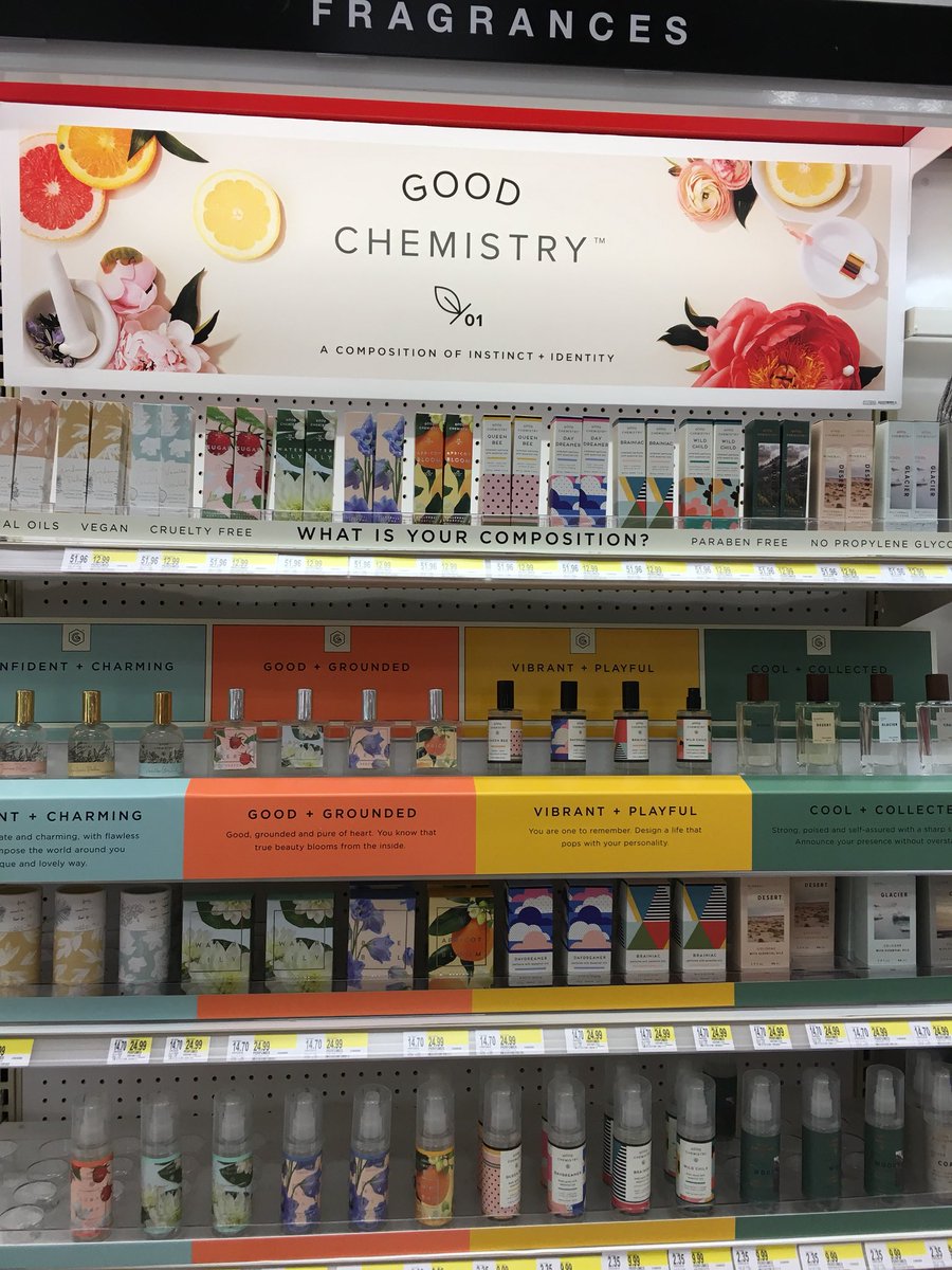 Welcoming our new target fragrances #GoodChemistry #drivingsales