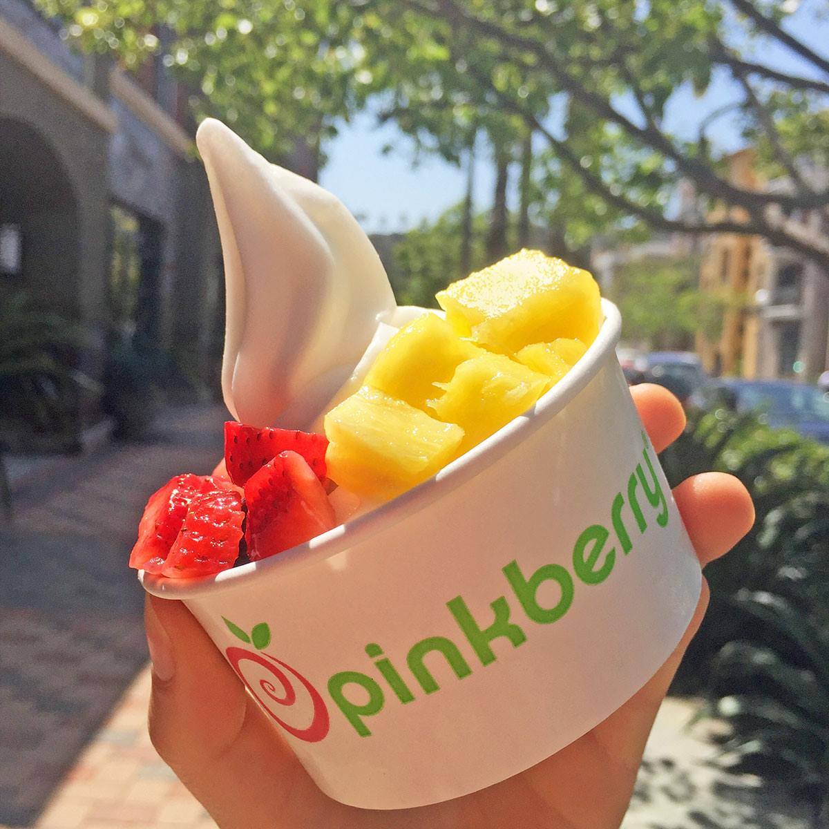 Afternoon treat from Midtown’s own <a href="/Pinkberry/">Pinkberry</a>!