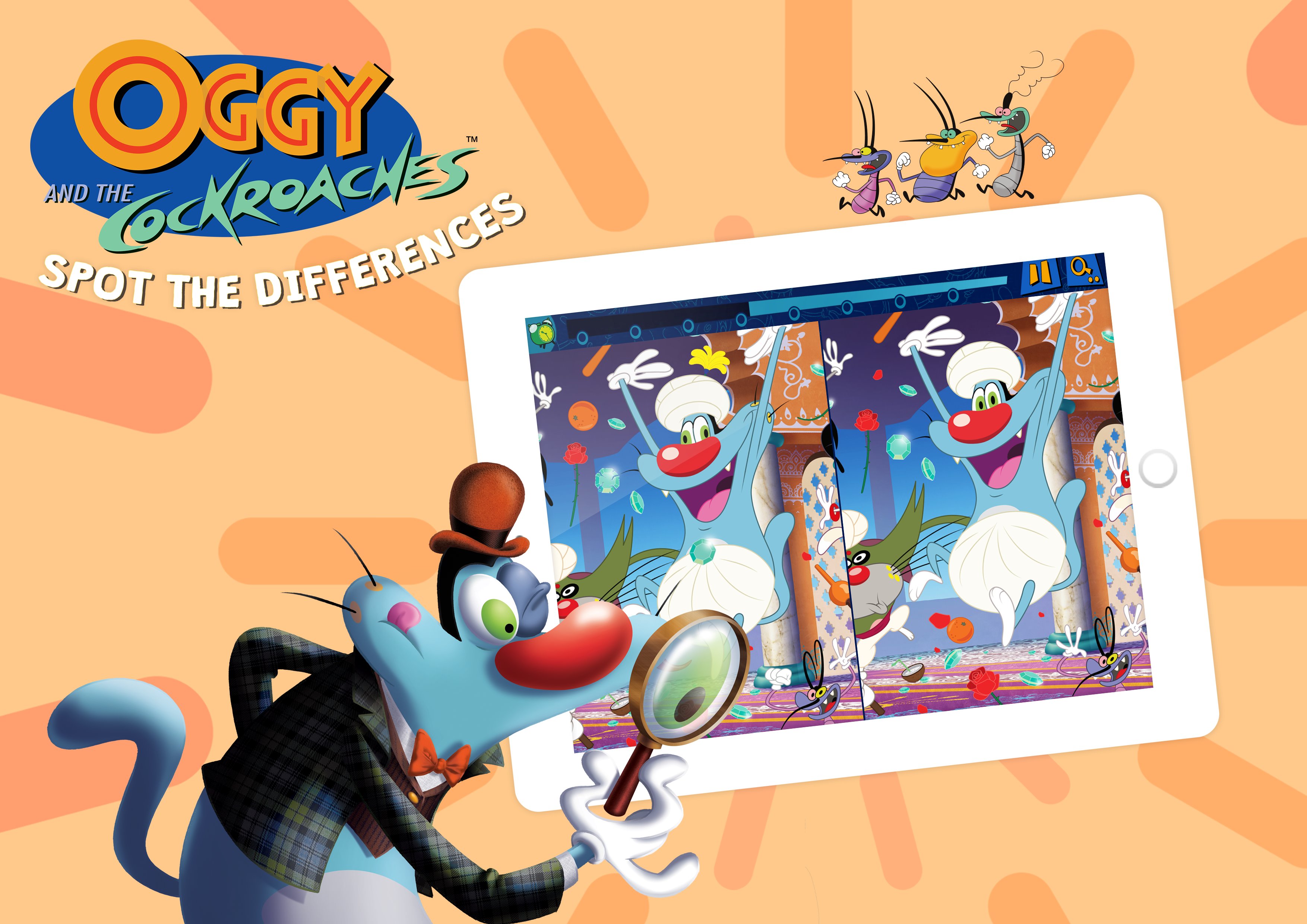 Oggy and the Cockroaches - Spot The Differences - Microsoft Apps