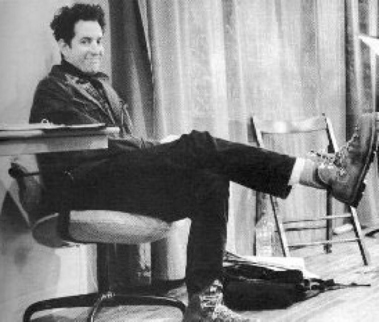 On the 22nd anniversary of the day we lost Jonathan Larson, I share this photo I took of him during a rehearsal. I thank him for all that he has given to me, and all he has given to the world. #RIP