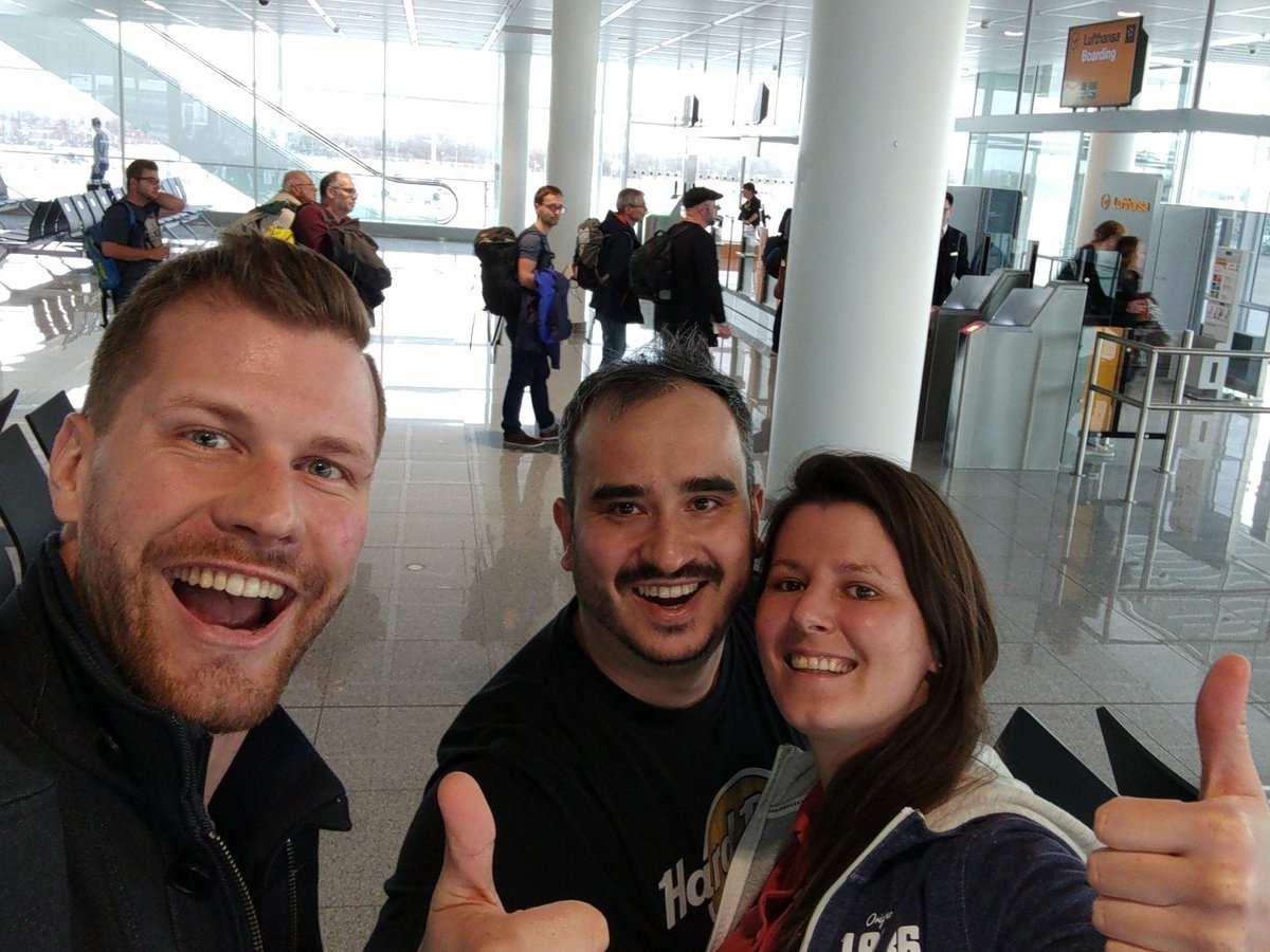 jozefvodicka's tweet photo. Journey to California starts meeting @NanitsOfficial founders on the airport :)
#GoogleDevelopersLaunchpad Prague rocks :) https://t.co/B7Pxx9gBtg