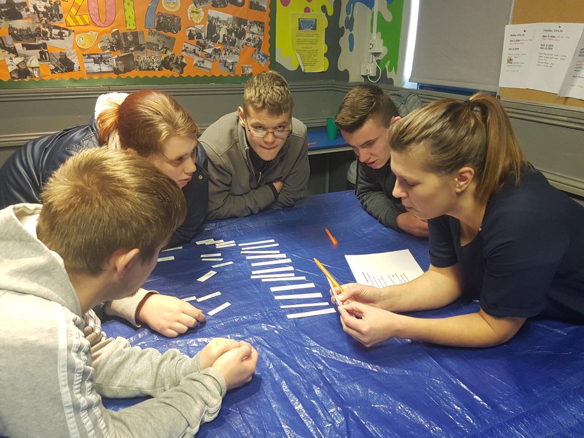 Young people from our employability project taking part in @NEYouth_ ‘s Money for life course today #budgetingskills