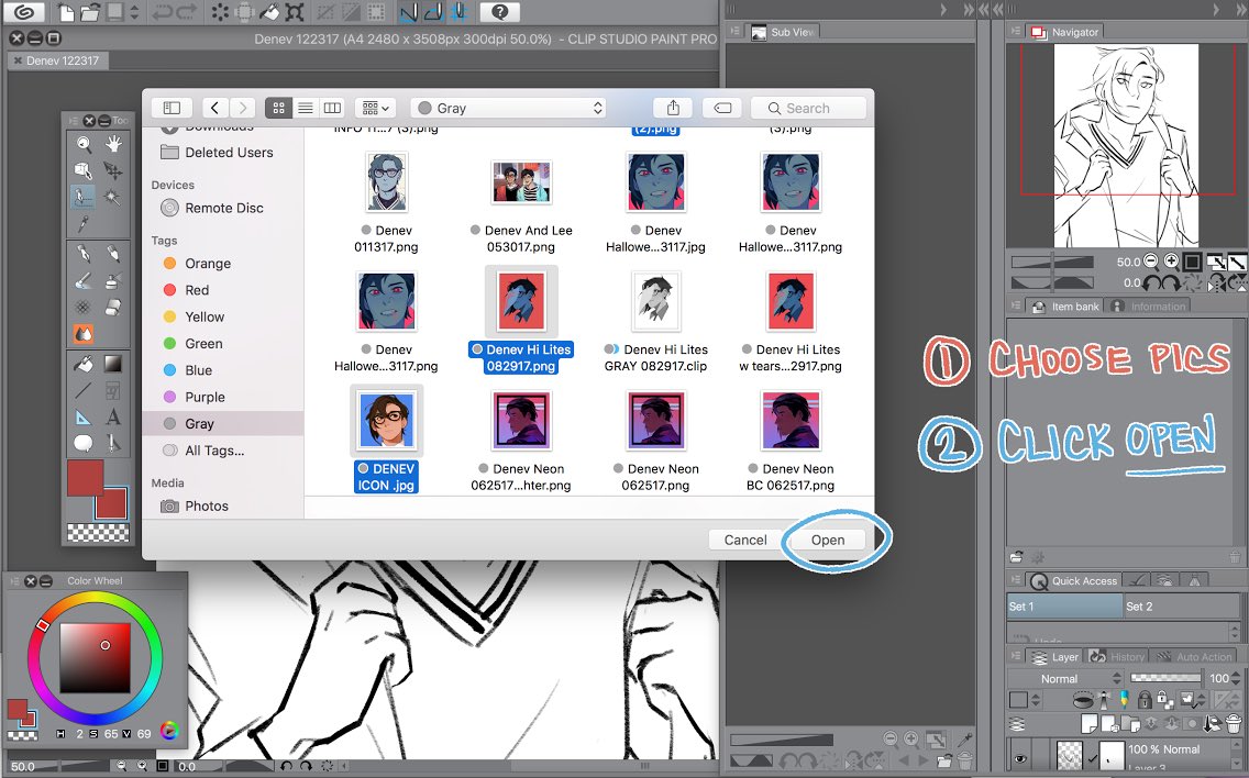 hammerings's tweet photo. recently learned a super cool trick in CLIP STUDIO PAINT for opening multiple refs in the program...so I thought I'd make a mini tutorial and share it here :-) 

#CLIPSTUDIO https://t.co/B2SkOqtFAo