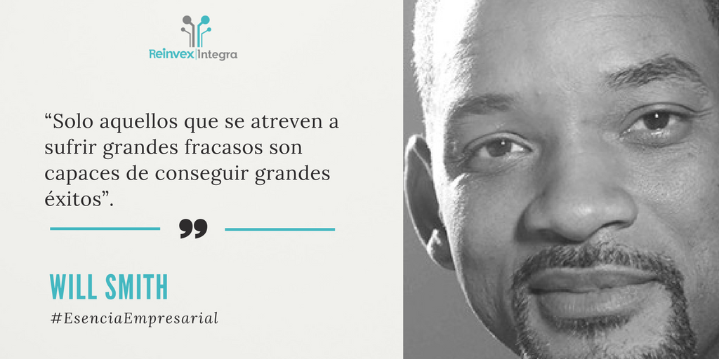 ReinvexIntegra's tweet photo. “Solo aquellos que se atreven a sufrir grandes fracasos son capaces de conseguir grandes éxitos”. Will Smith https://t.co/qHg3NO2ErX