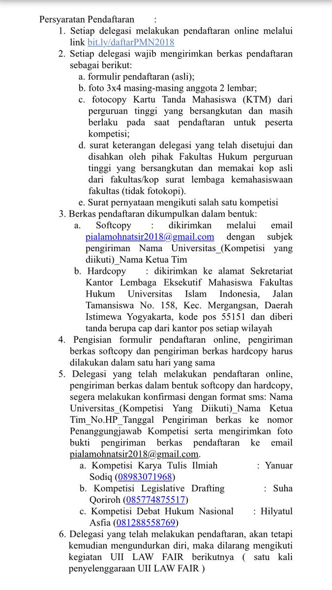 UII Law Fair 2020 (@uiilawfair) on Twitter photo 