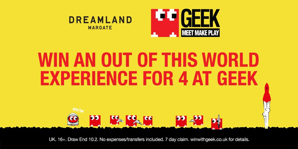 WIN and OUT OF THIS WORLD EXPERIENCE &gt;&gt;&gt; bit.ly/2n5VjGz #GEEK2018 #Margate #Competition 👽