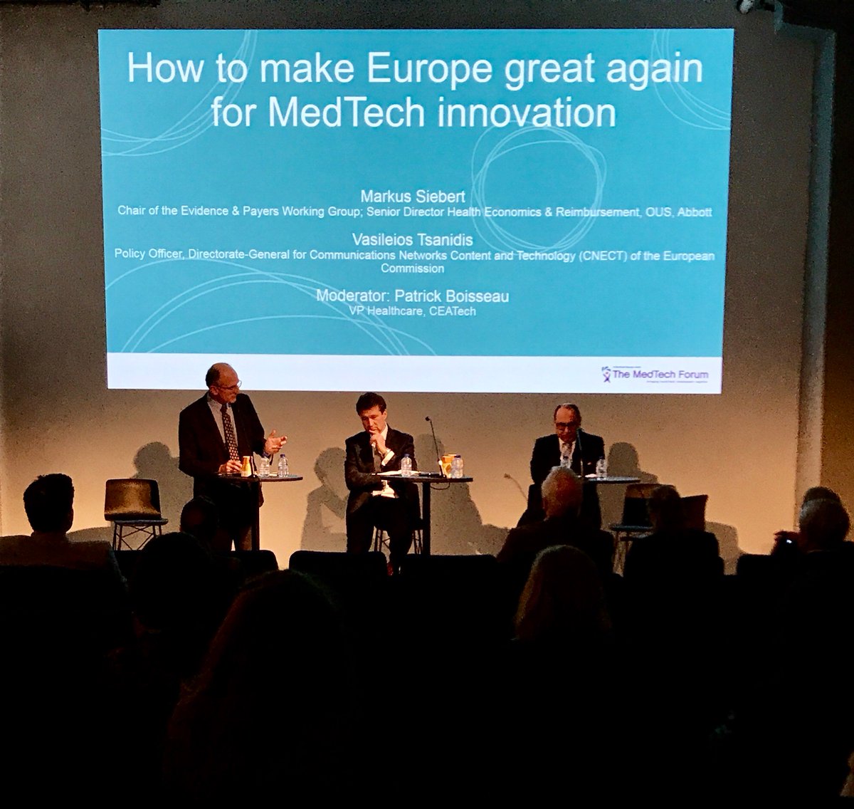 NOBEL_Project's tweet image. Congrats @medtecheurope! #MedTech Forum 2018 has been an excellent opportunity to shape the future of #healthcare innovation in Europe as presented by @P_Boisseau today. The umbrella initiative @ESTHER_MedTech, supported by NOBEL, will drive this strategic work in EU.
#MTF2018