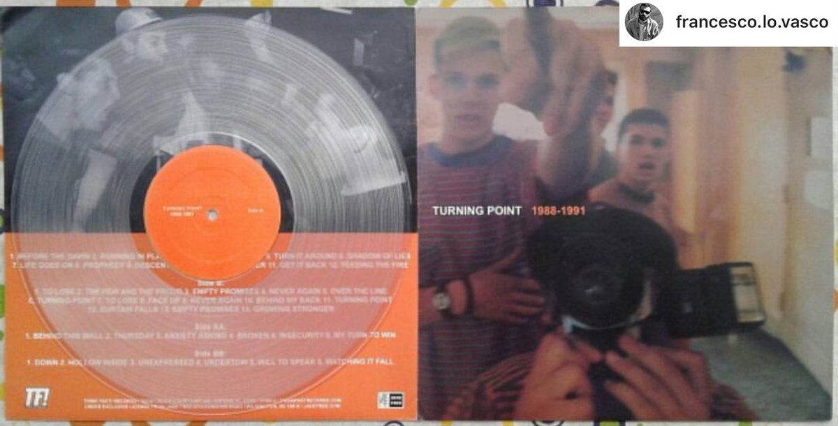 first version of our #turningpoint discog from 2004 via francesco.lo.vasco / instagram