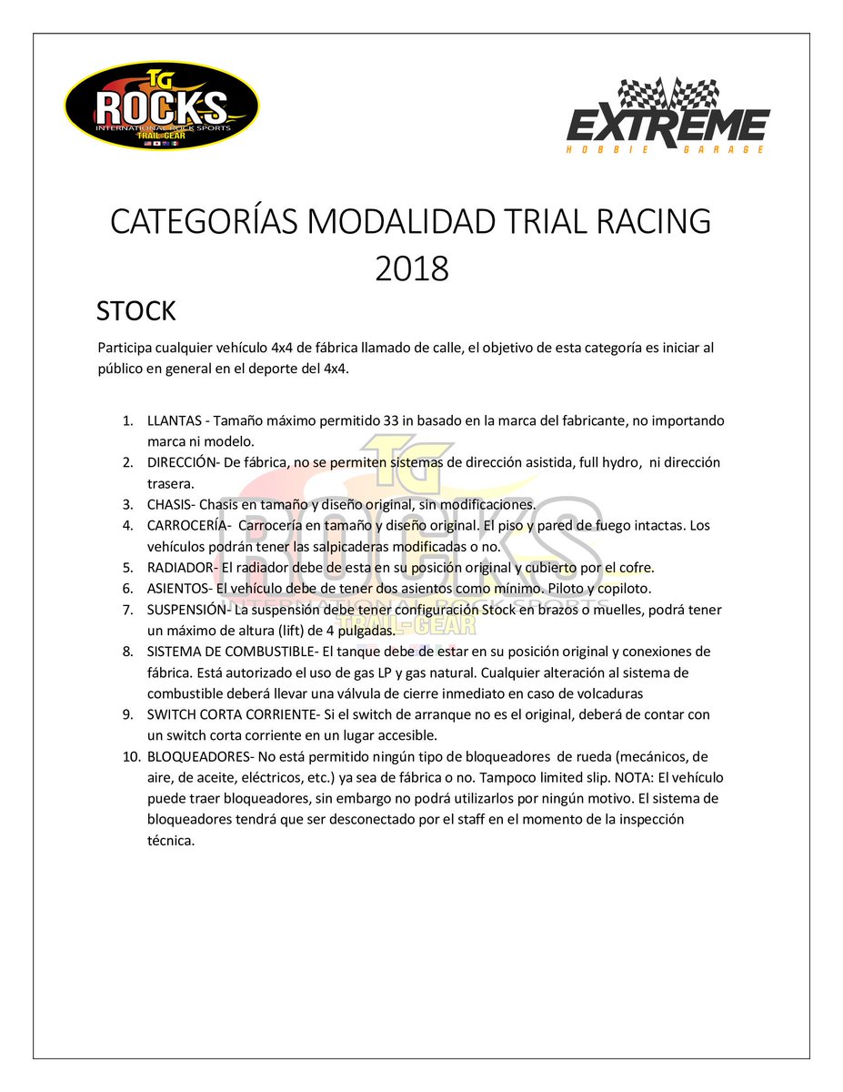 TGROCKSMEX's tweet photo. Les presentamos las categorías para la modalidad TRIAL RACING 2018!!
NUEVA CATEGORÍA UTV! A preparar los vehículos para competir en el circuito de velocidad 4x4 en Morelia  Mich. este 24 de FEBRERO!
#TGRocksMex #4x4 #UTVvs4X4 #Morelia #Eventos4x4 #Offroad https://t.co/fq6ryNrZBW