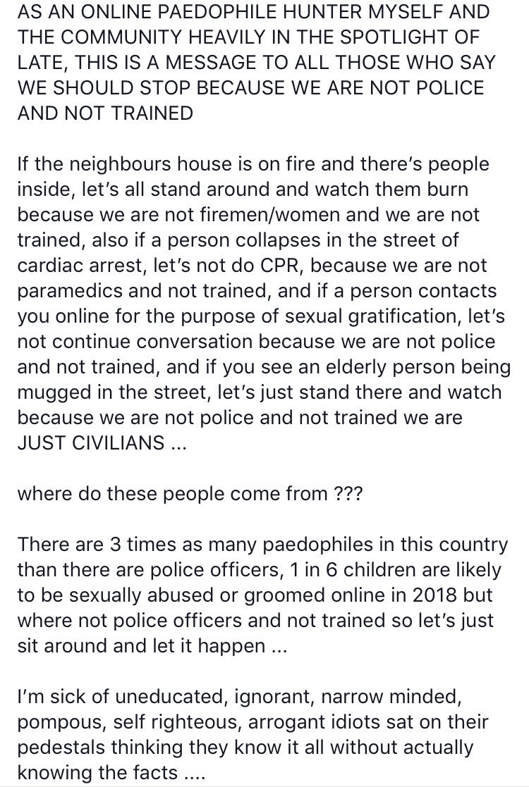BluDecoy's tweet photo. After recent scrutinisation in the media  what are your thoughts? Please share #OnlinePaedophileHunters #ProtectingTheInnocent #WhatAreYourThoughts @ChatwithPTI @thismorning @GMB @piersmorgan @hollywills @dailypostwales @leaderlive @wrexham https://t.co/j58zrkciRe