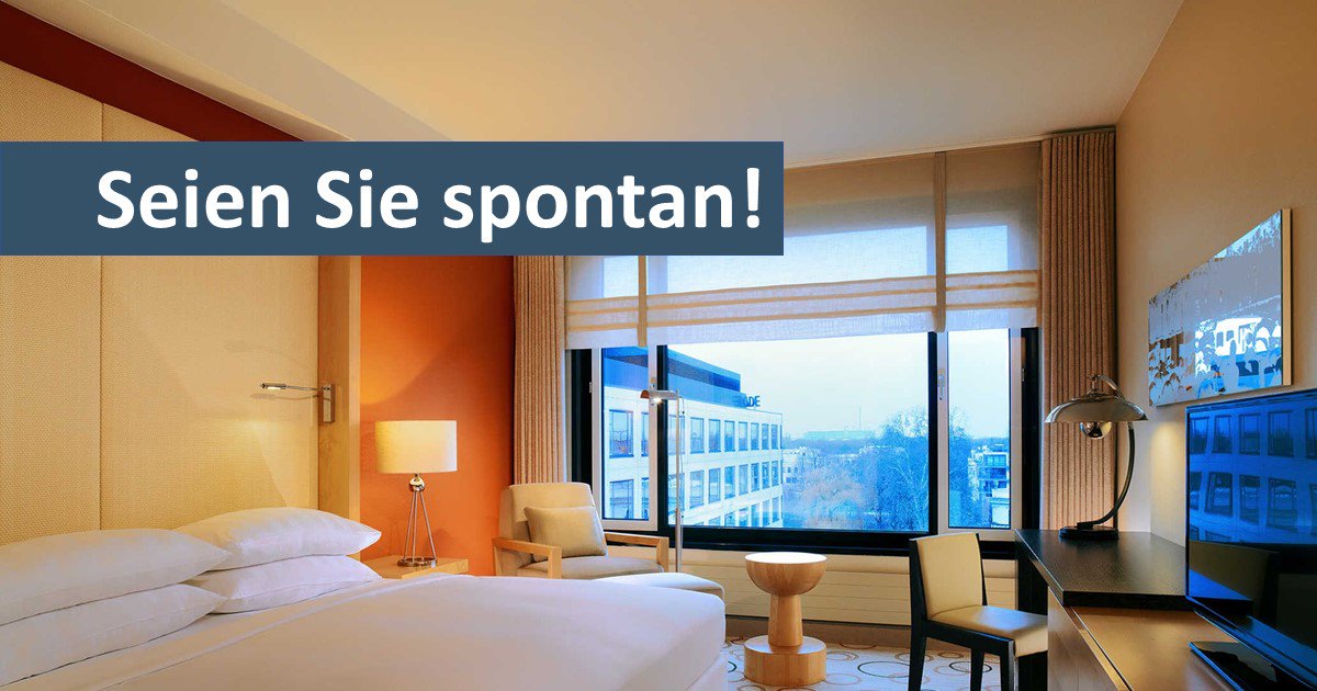 Sheraton Berlin (@esplanadeberlin) on Twitter photo Wie spontan sind Sie? Jetzt testen und das Wochenende bei uns im <a href="/EsplanadeBerlin/">Sheraton Berlin</a> verbringen! #SheratonBerlin #Berlin #weekend Wie spontan sind Sie? Jetzt testen und das Wochenende bei uns im <a href="/EsplanadeBerlin/">Sheraton Berlin</a> verbringen! #SheratonBerlin #Berlin #weekend