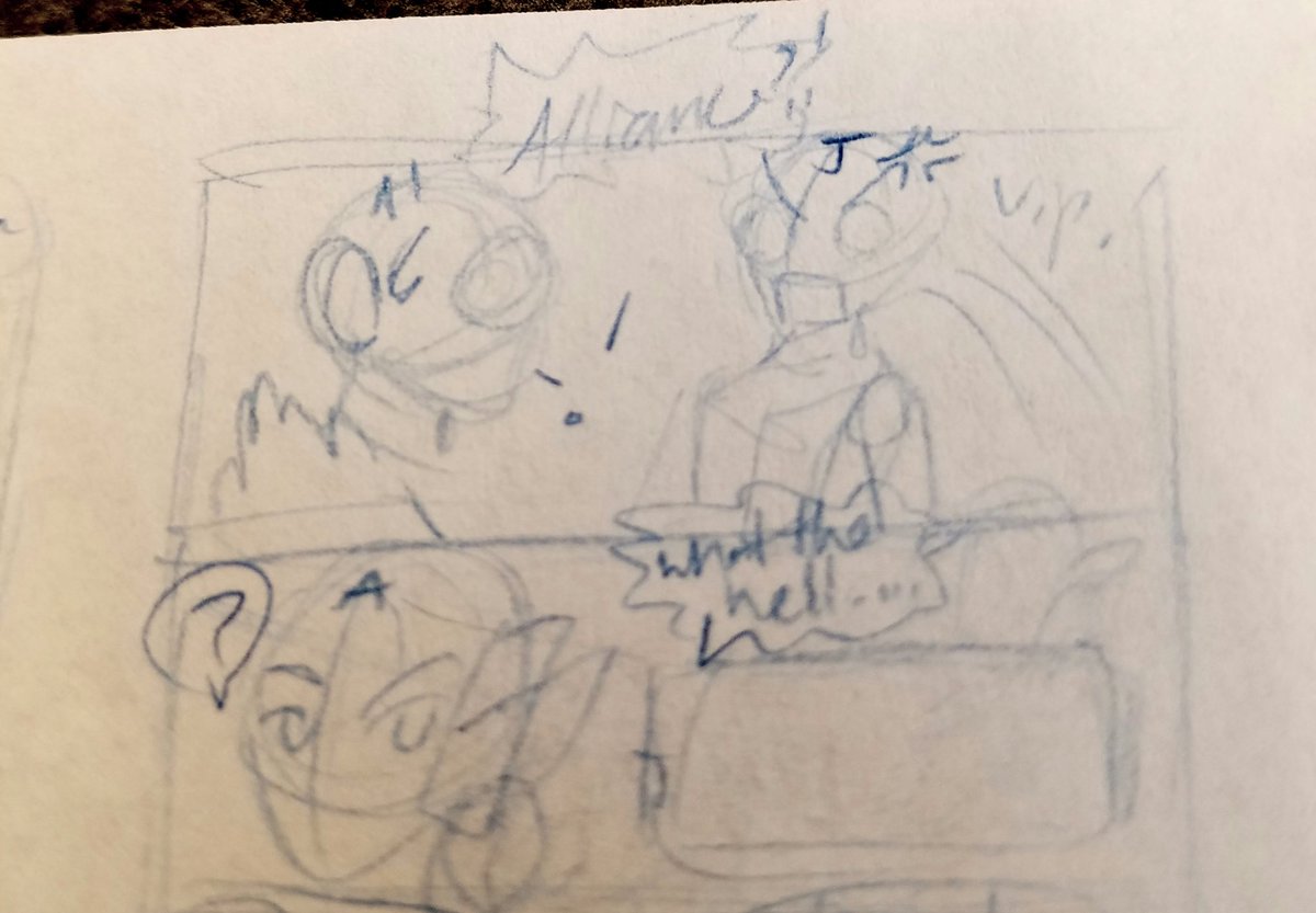 TheClumsyDemon's tweet photo. Been having health issues for a long time but I'm back to work! Here's a page from chapter 1 of the #thedevilspath storyboard! Enjoy the messiness as I wait for @katsugenki to explode over the fact I'm working on this again. XD https://t.co/jN2GXmyvpm