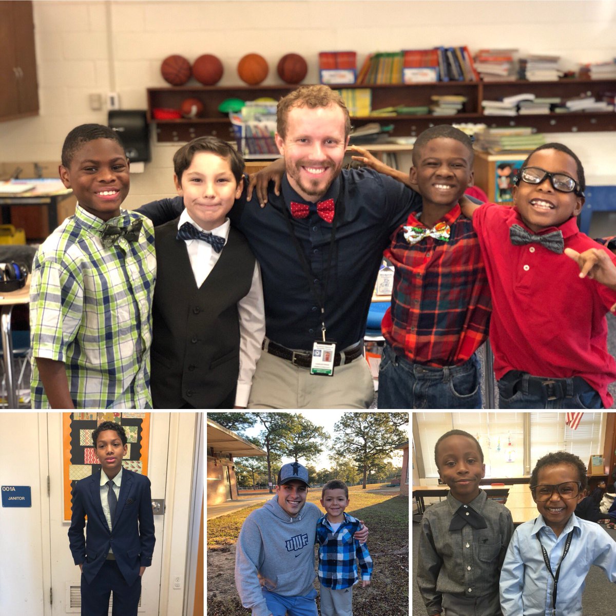 ojsemmeselem's tweet photo. We sure have a lot of extra teachers on campus today! Day 3 of Literacy Week: Miss Bindergarten goes to Kindergarten / Dress Like a Teacher day! #OJSDolphinsRock https://t.co/Ce7Ie3S8Xq