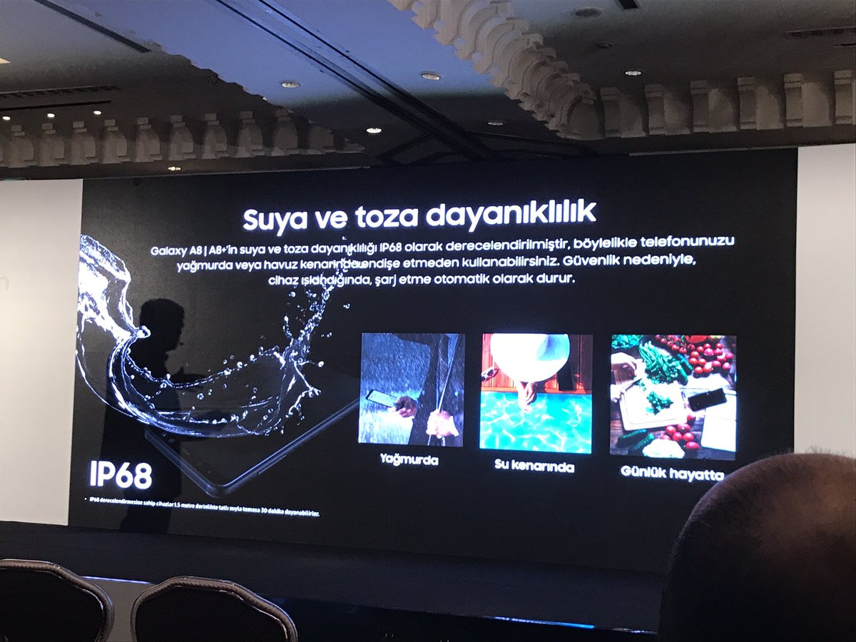 StuffTR's tweet photo. Galaxy A8 ve A8+'ın dikkat çeken diğer özellikleri ise şöyle #BuABambaşka @SamsungTurkiye https://t.co/nEB4SgIBjN