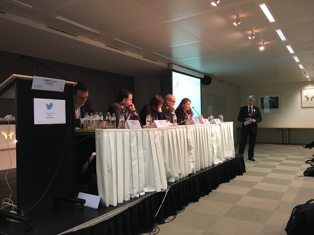 NethERbxl's tweet photo. Most panellists agree that excellence should be main criterion for #ShapingFP9 but other criteria can be relevant as well. https://t.co/Bio5nHciQG