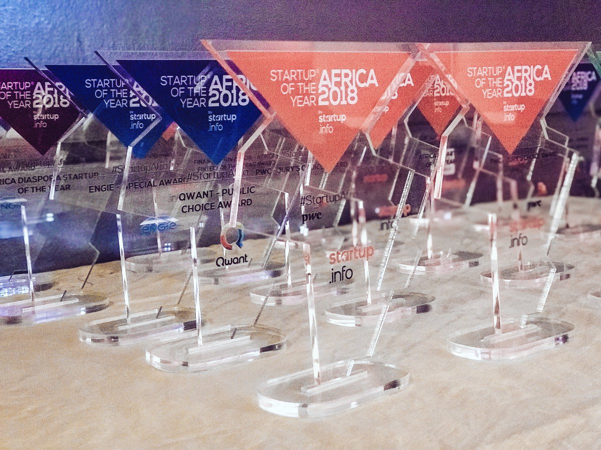 StartupInfoFr's tweet photo. 🏆Les prix #StartupAfro attendent leurs gagnants. 
🎥 Suivez la cérémonie de remise des prix min en direct sur Facebook et Twitter dans 30 min ! https://t.co/NROogUdTKm