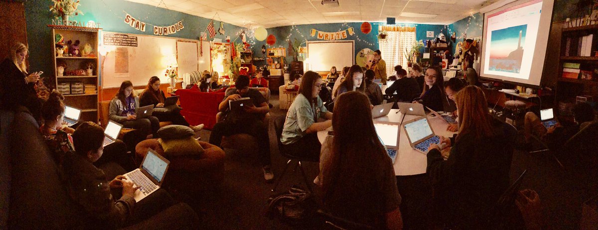 AlainaAday's tweet photo. Amazing #Apple coaching lesson! Ss in @booklady_weave class @MHSPanthers used Numbers application to develop the stages of project development in a deductive argument. #MISDProud #MPowered #MidloVanGo https://t.co/QnvyCeXZtZ