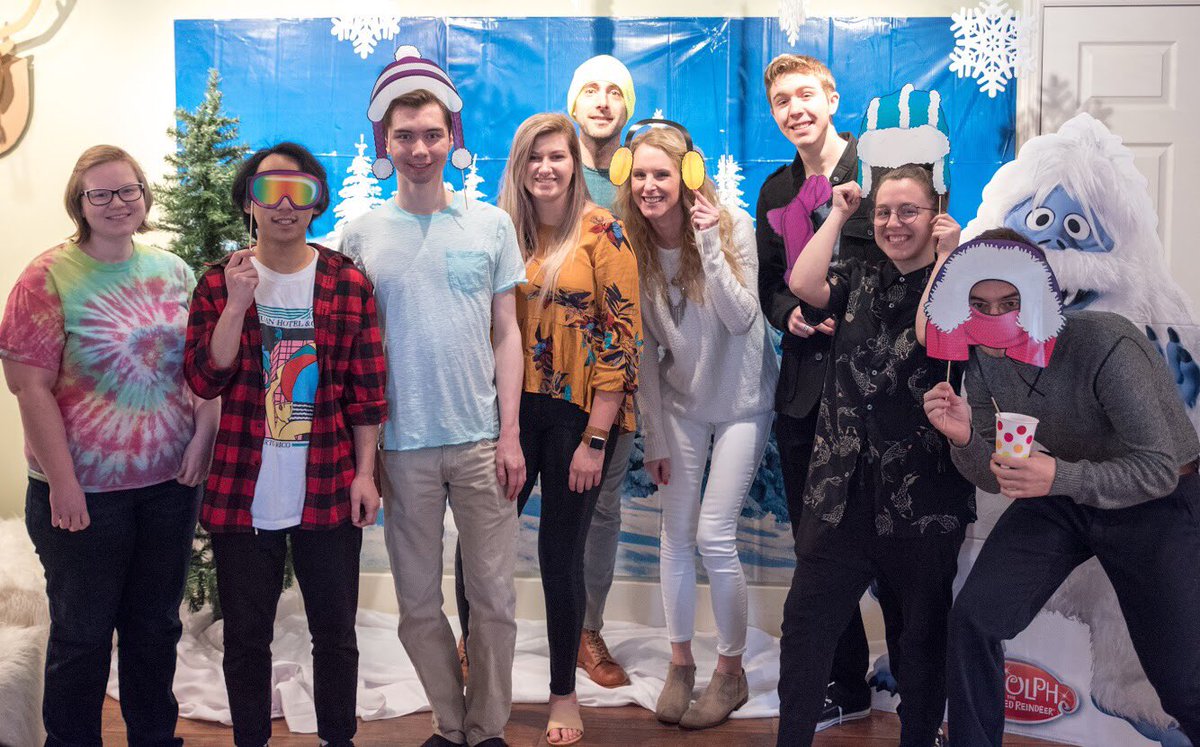 OMoreCollege's tweet photo. We had so much fun at the Winter Welcome this past Tuesday! The perfect way to kick off the Spring semester! ❄️ photos by: Brennan Smith https://t.co/5aKvIzSg2z