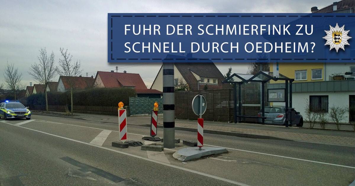 PolizeiHN's tweet photo. #Blitzersäule, #Oedheim. Keine 24 Stunden in Betrieb schon mit Farbe besprüht. Wer kann Hinweise geben? #Pressemeldung: https://t.co/FvxFWcqo0x, (*fb). https://t.co/w0AO33kzly