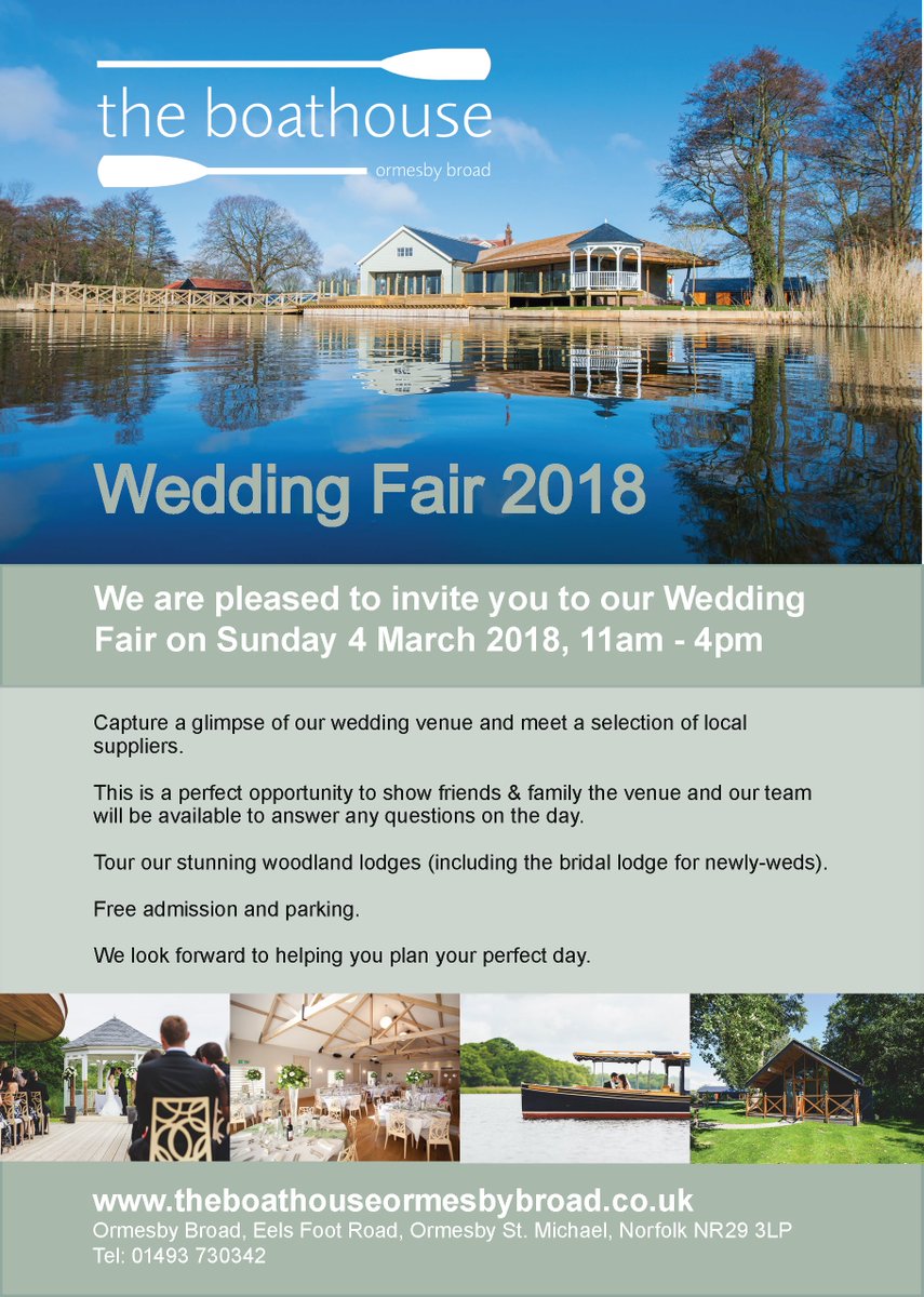 boathouse_info's tweet photo. #weddingfair #boathouseweddingfair #stunningsetting #bride #groom #weddingvenue #woodlandlodges #perfectday #perfectevening #love #theone #norfolkbroads #watersidelocation #Norfolk #weddingvenuesinnorfolk https://t.co/e0TJOWXOTb