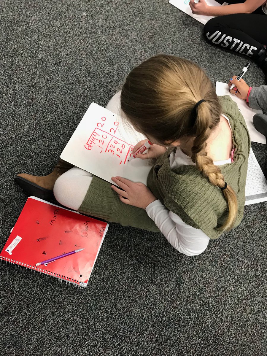 Jen_VanDyke's tweet photo. Learning how to use the Big 7 for long division @ireDCSD https://t.co/kbKjVb1uaU