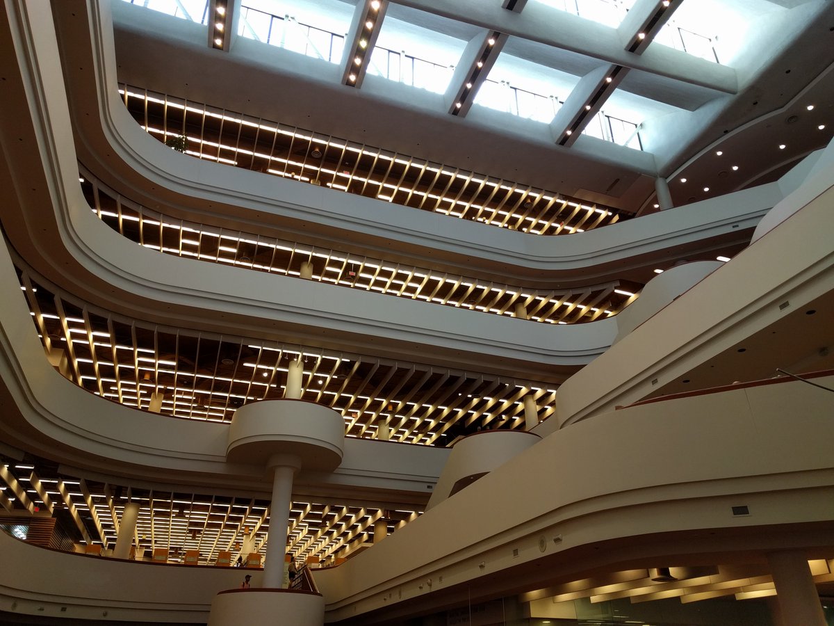 billietravels's tweet photo. @wendyperrin Become a regular somewhere: coffee shop, gelato stand, whatever. I also usually seek out a public library and make that my remote office for the day—the Wi-Fi is good and the architecture can be unexpectedly amazing
 (photos: Toronto &amp; Zurich). #WOWWeek #WOWLocalSecrets https://t.co/xWOmgnoF76