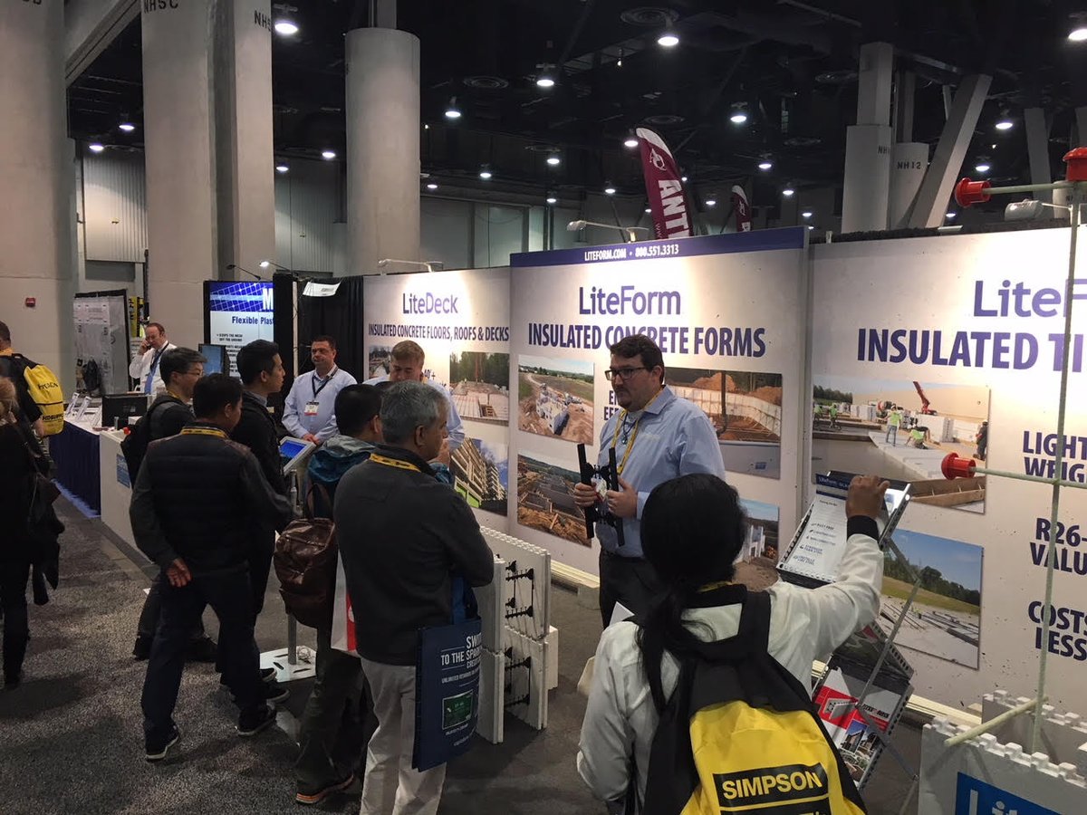 liteform's tweet image. We&apos;re having a blast visiting with  @WorldofConcrete attendees! Check out #LiteForm&apos;s booth (N2549) at the #LasVegasConventionCenter, Jan. 23-26th! #WOC2018