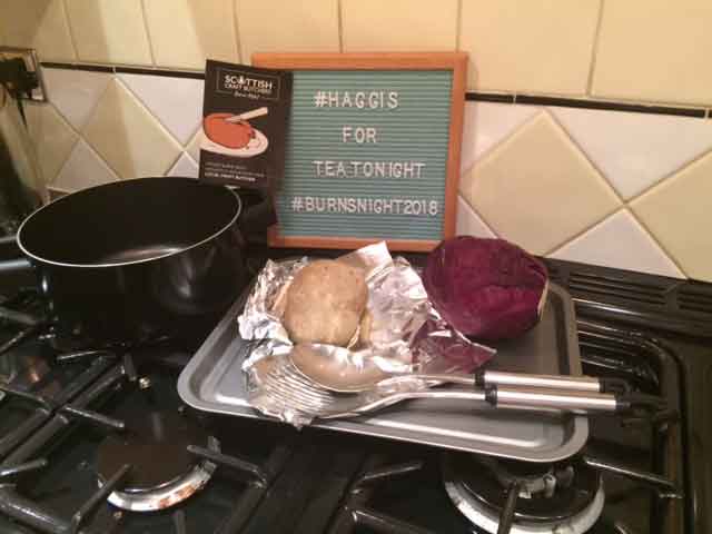 #BurnsNight2018 #Haggis #letterboard