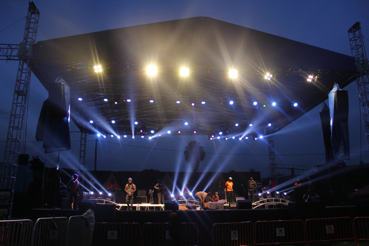 africellUG's tweet photo. Set up is done, sound check is done.
We are set for tomorrow's #Wooloolo concert with @DavidLutalo 
#DavidLutaloLive https://t.co/KgKi3RYeIJ