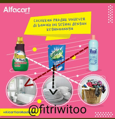 Siyam_sa's tweet photo. @alfacartID #AlcartianMauMain  
Rinso molto detergen cair  jodohnya tumpukan baju kotor,noda bandel lenyap pakaian jadi bersih&amp;wangi
Sunlight anti bakteri tentara pembasmi bakteri pada piring dan perabot rumah
Vixal membantu membersihkan toilet beserta kerak membandel https://t.co/sXeOwHH2lX