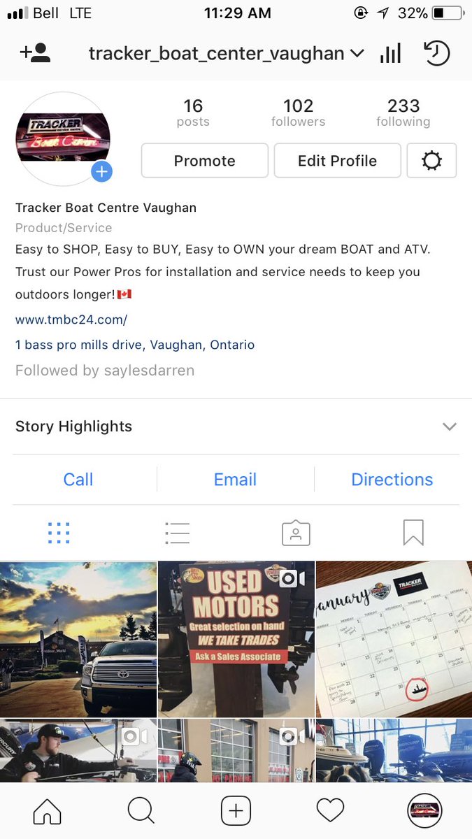 tracker_vaughan's tweet photo. Did you know Tracker Boat Center Vaughan also has an Instagram account? Check it out and give us a follow and some likes!
Check for the latest new promos, boats, contests and just general going on's around the dealership here in Vaughan! Follow us at: tracker_boat_center_vaughan https://t.co/hcsBjwqBlt