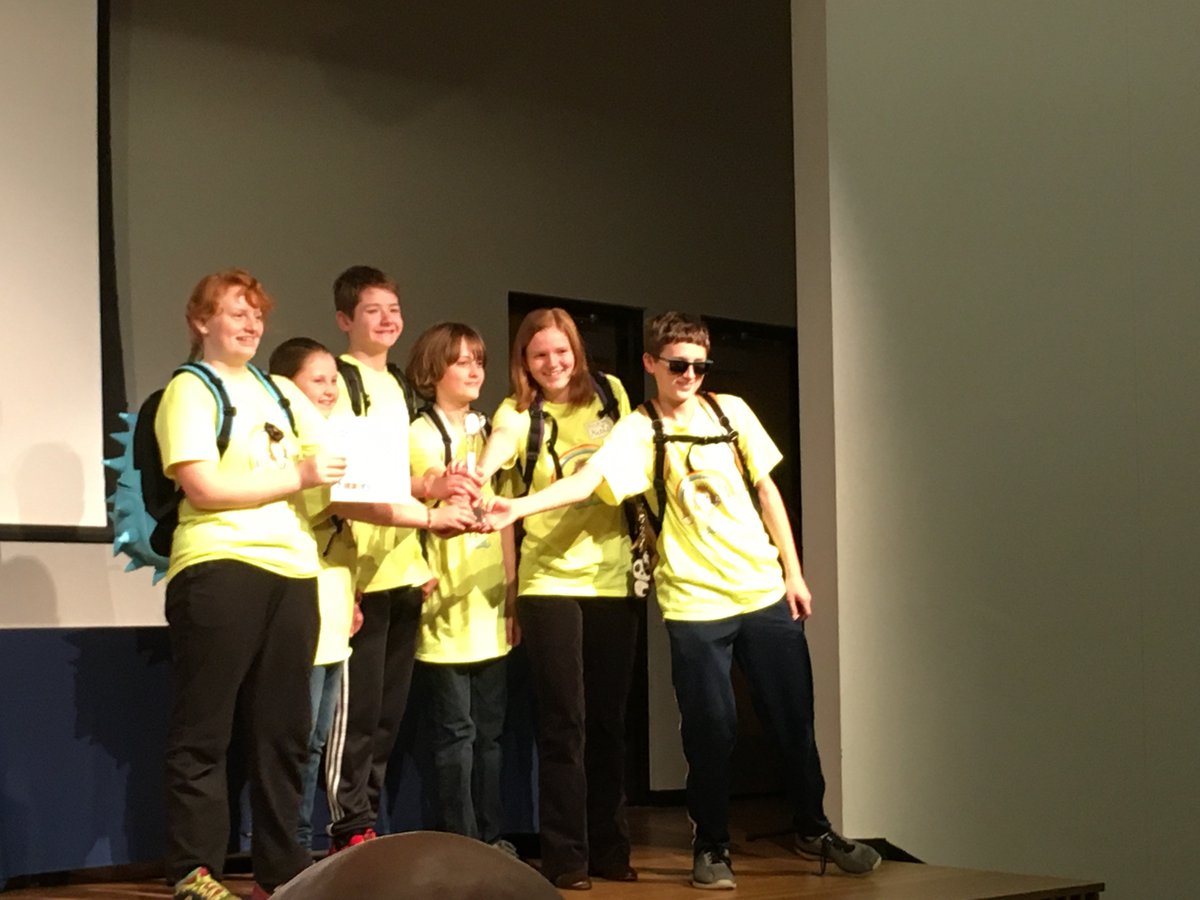 UtahSCSB's tweet photo. Congratulations to students at Beehive S&amp;T Academy! The Bionic Porcupines III received top honors with a Champion's award at their FLL qualifier at the Leonardo. @BeehiveAcademy https://t.co/SBmAozZKAn