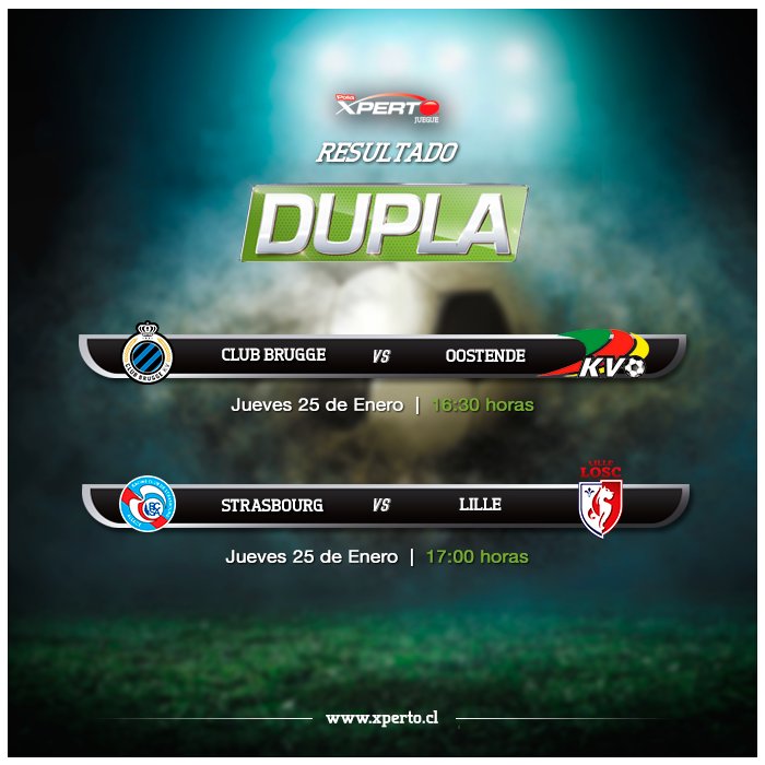 Duplas por aquí, duplas por allá. Juégalas todas en xperto.cl