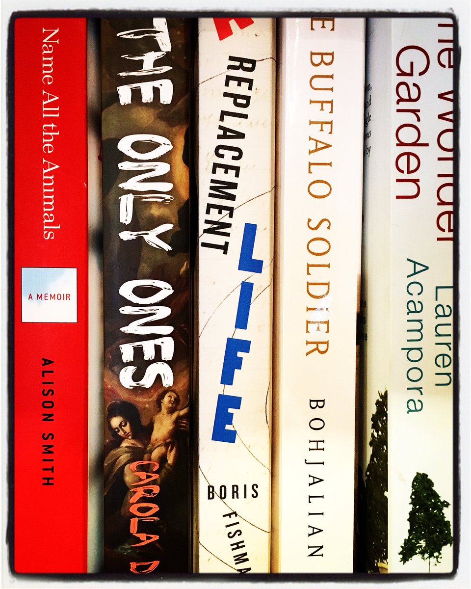 WritersandBooks's tweet photo. #tbt to some of our favorite literary visitors from years past. Come back soon, wonโt you?
#NameAllTheAnimals #AlisonSmith
#TheOnlyOnes @cdibbell
#AReplacementLife #BorisFishman #TheBuffaloSoldier @ChrisBohjalian #TheWonderGarden @LaurenAcampora
#throwbackthursday #litheads https://t.co/RFVpEA1oSG