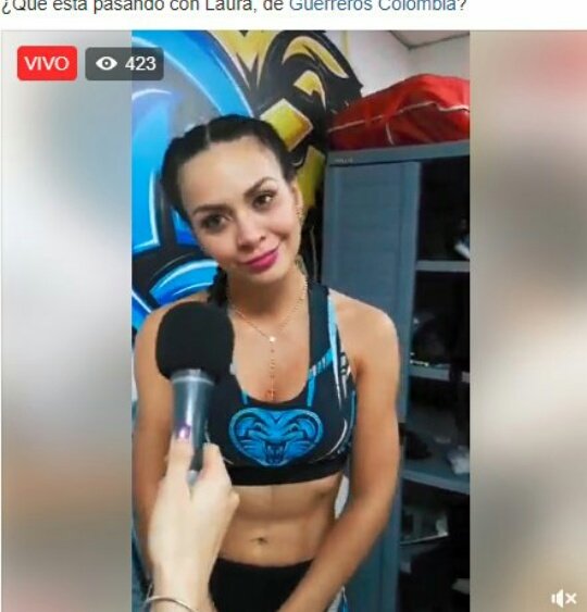 CobrasVSLeone's tweet photo. Laura tiene que abandonar el juego por razones de mal estado se su salud #CobrasVsLeones https://t.co/bQtJYWx7Hr