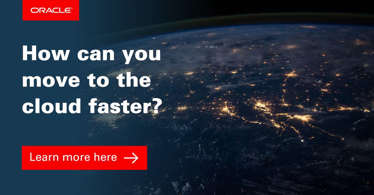 Emmelineyu's tweet photo. Want to move to the cloud faster? Introducing @Oracle Enterprise #DataManagement #Cloud – Your On-ramp to the Cloud.  Learn more https://t.co/sKH7KK65aN  #hybridcloud https://t.co/AUdZcJJqZI