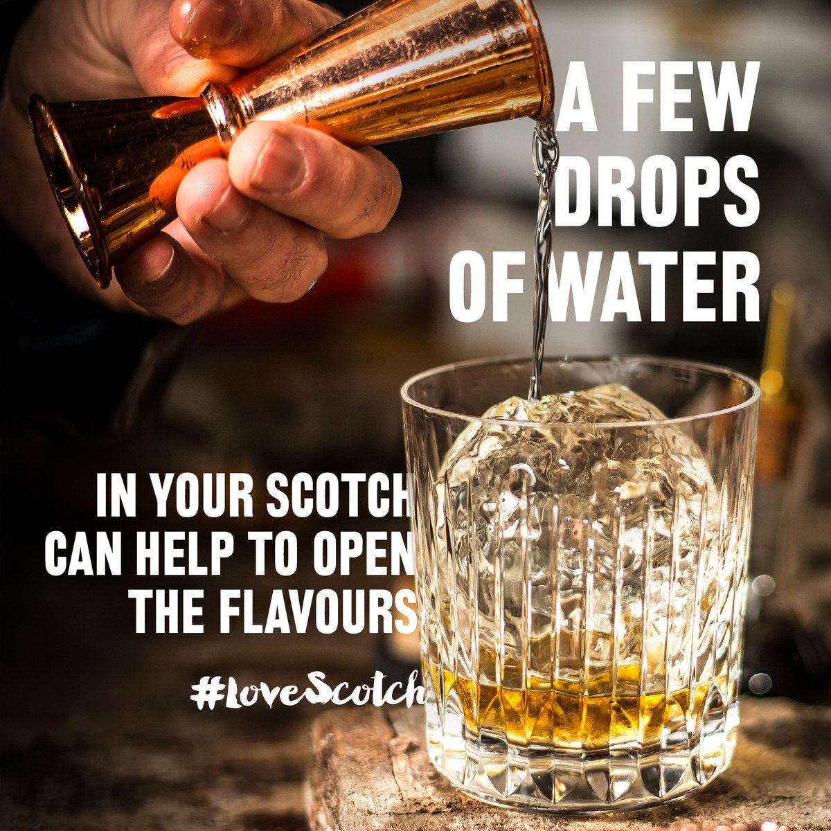 On the other hand, adding ice will tend to tune down some of the top notes like citrus and honey. Why not try it for yourself? #LoveScotch #ScotchFacts